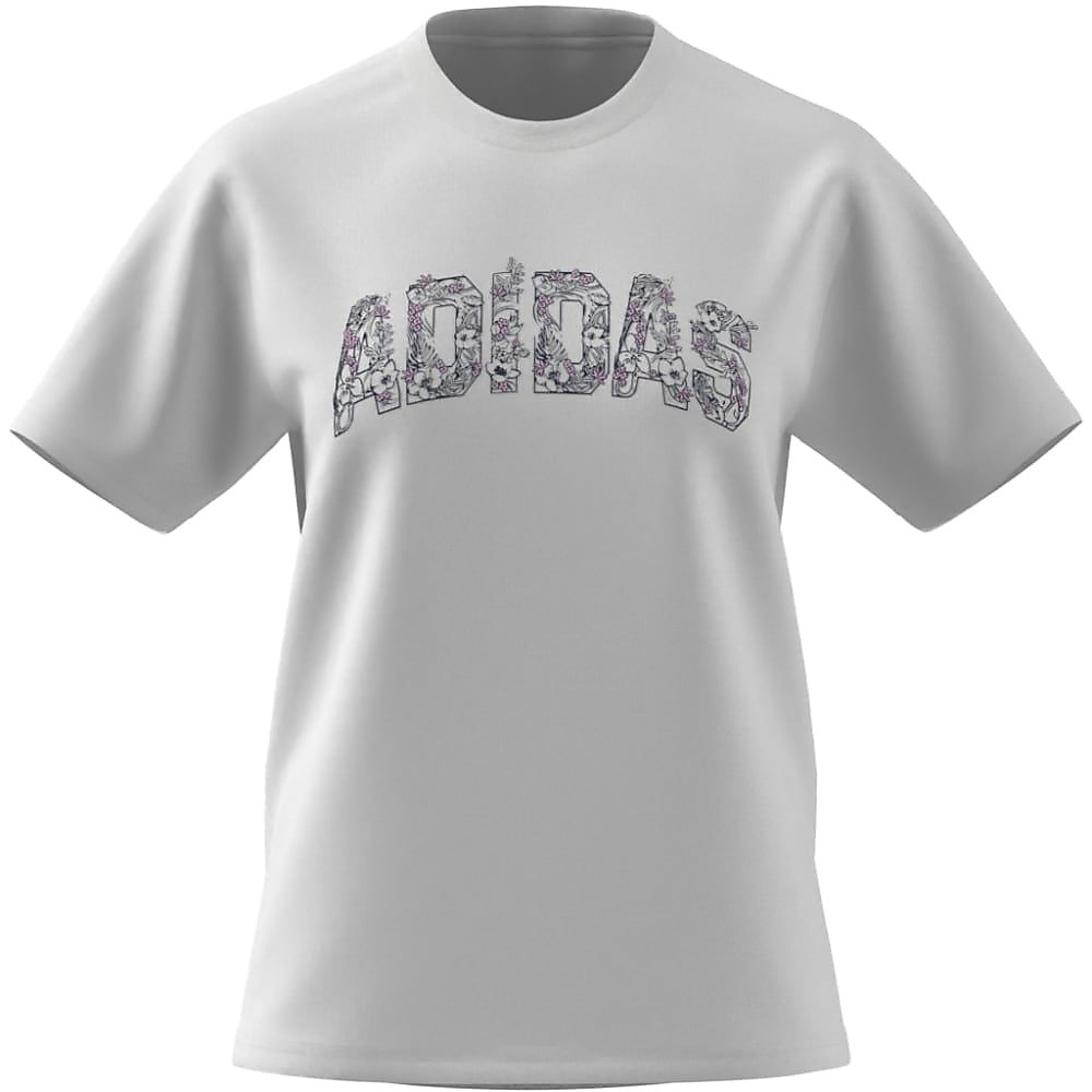 W LOGO FLWR グラフィック Tシャツ