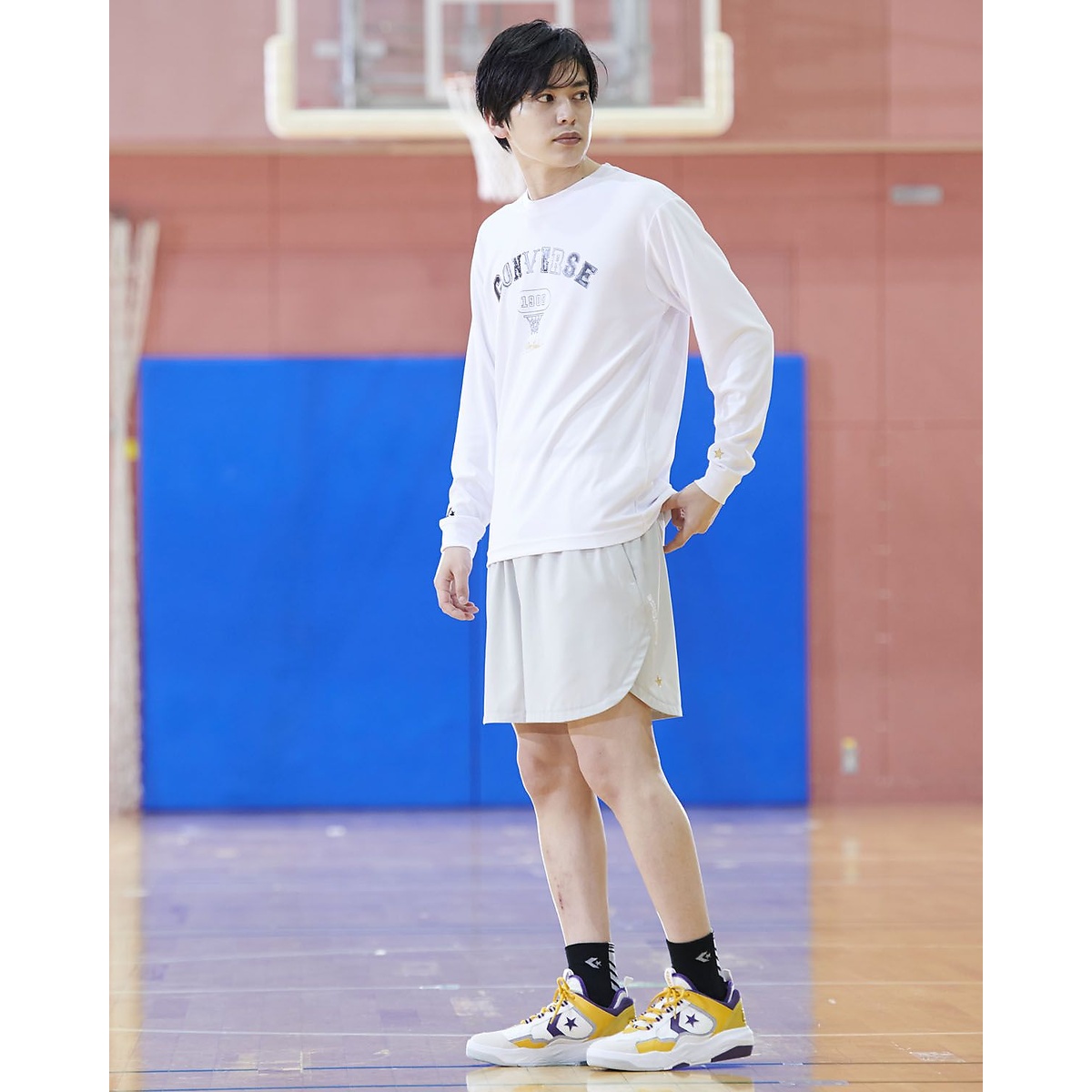 GSプリントロングスリーブシャツ(GS PRINT  LONG SLEEVE SHIRT)