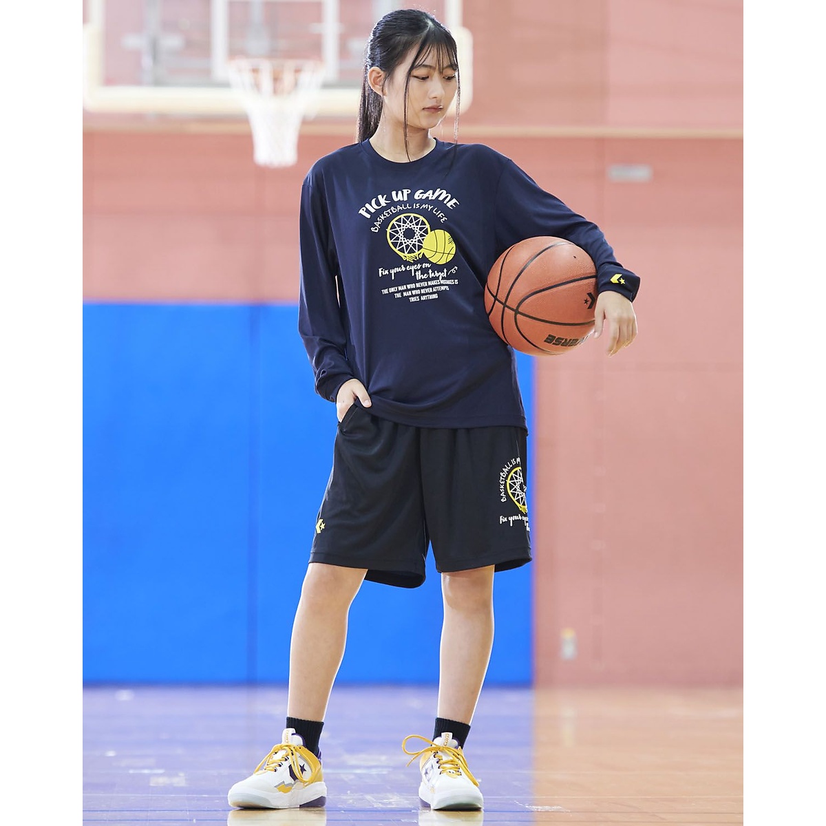 ガールズロングスリーブシャツ(GIRLS LONG SLEEVE SHIRT)