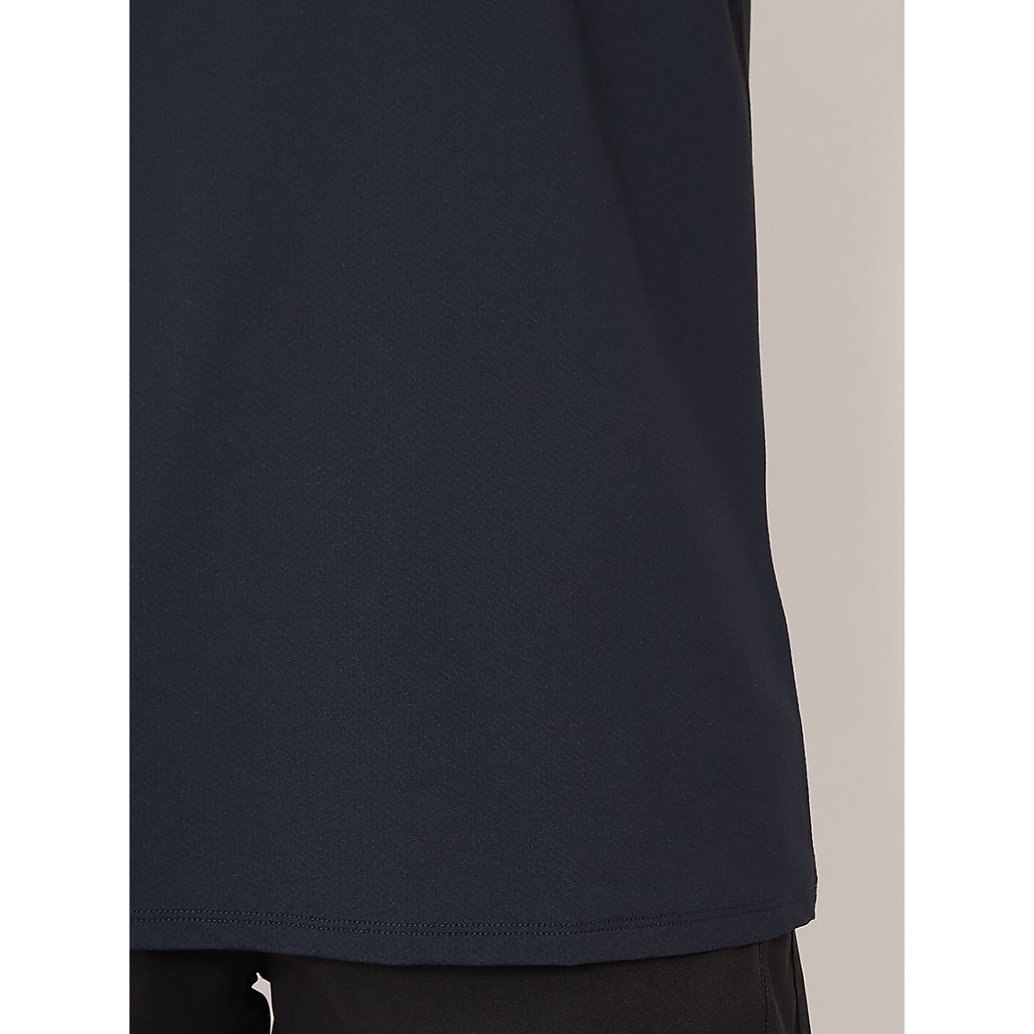 接触冷感フレンチスリーブシャツ