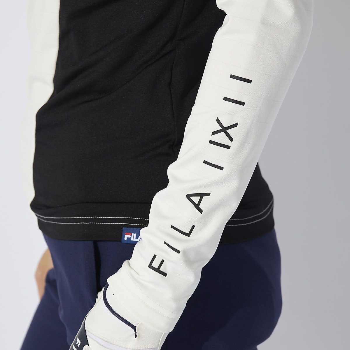 FILA GOLF 長袖モックネックシャツ