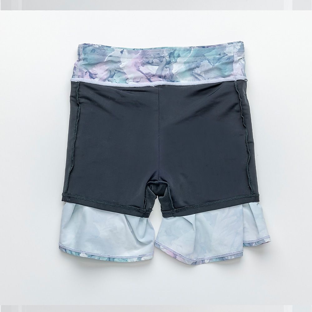 ナイキ SP25 ジップ付き袖なしゆったりシルエット総柄2in1パンツセパレーツ