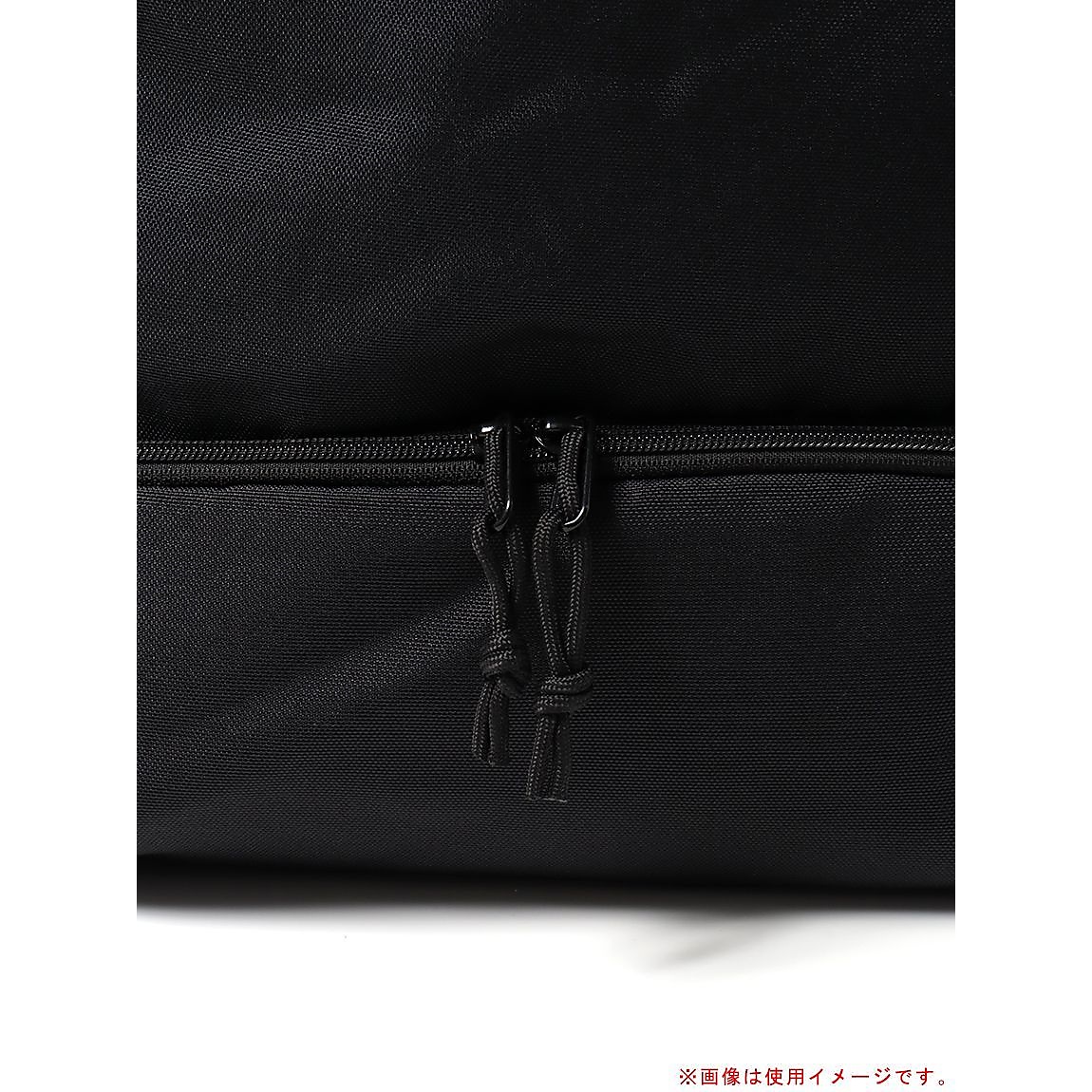 スプリットバックパック - ブラック/ブラック/レッド