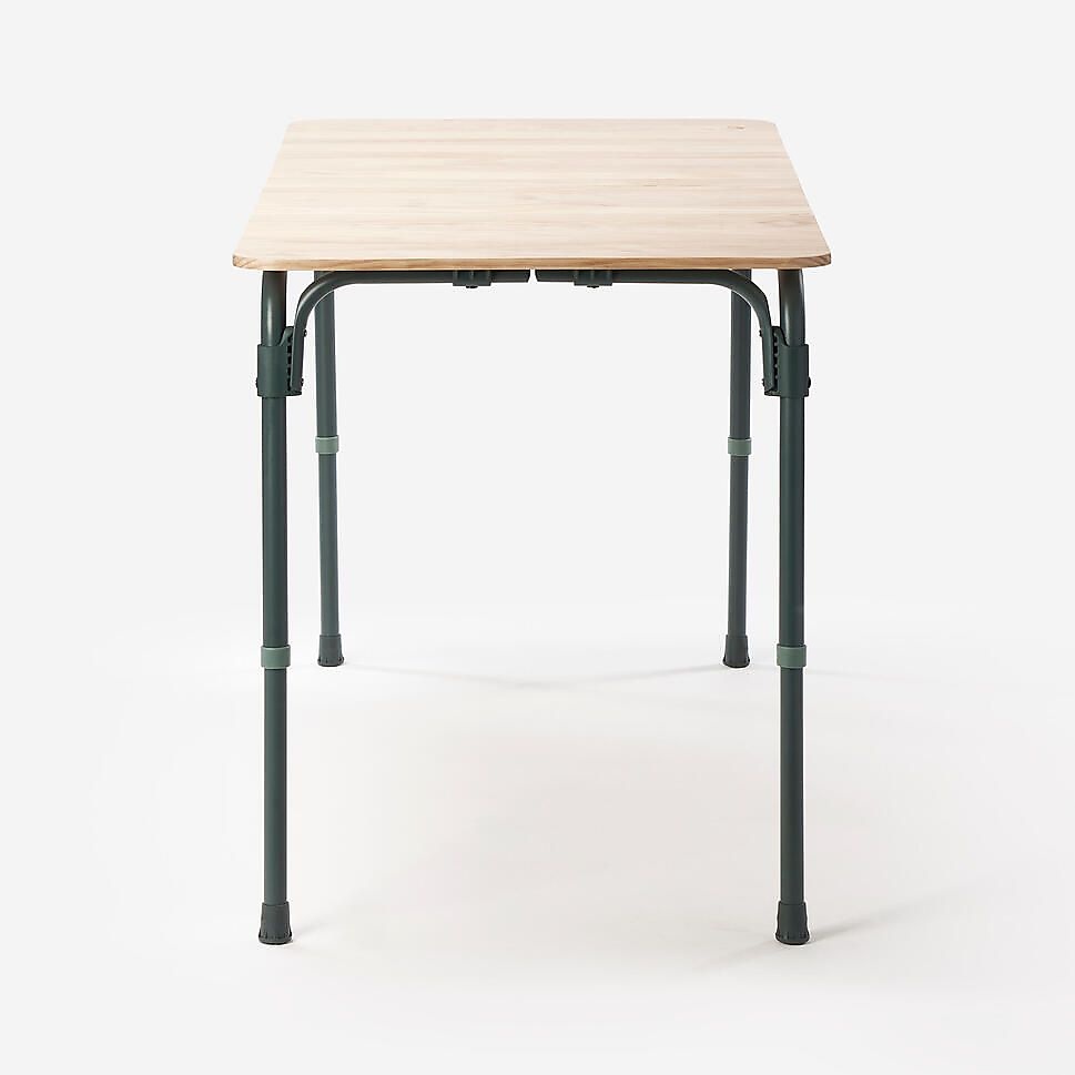 折りたたみ木製テーブルBEG