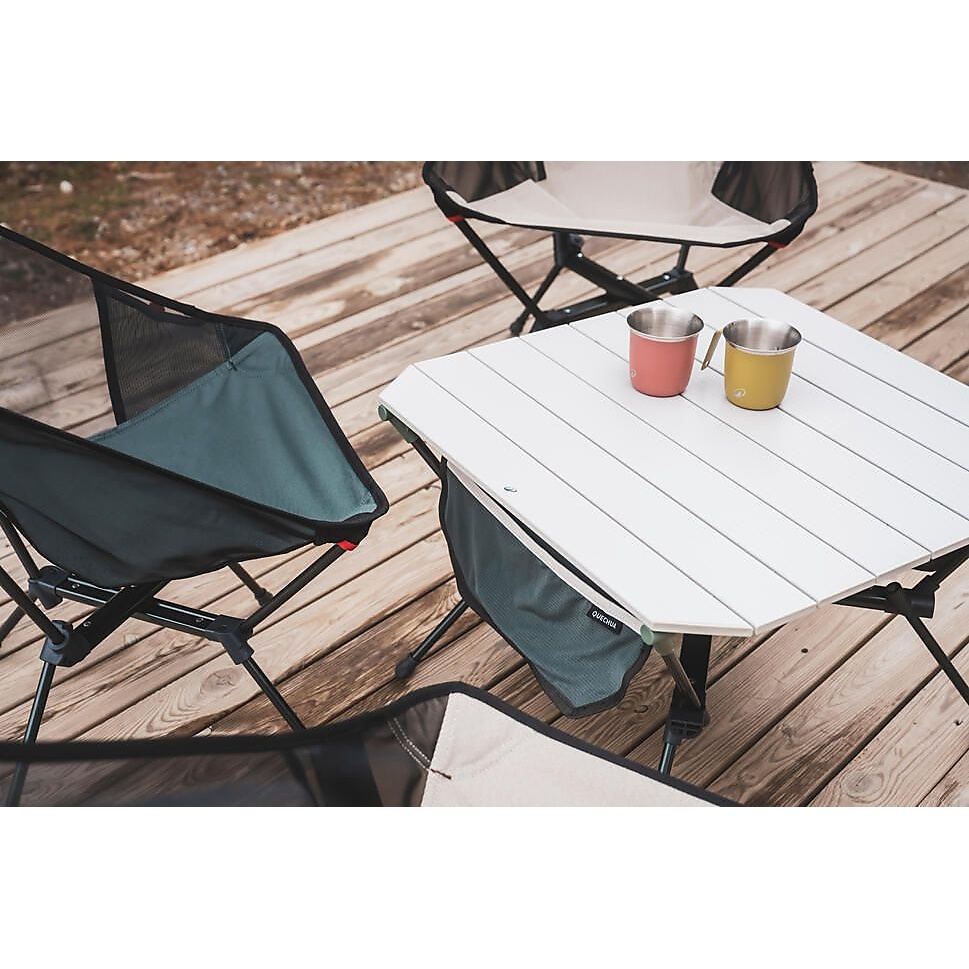 折りたたみローテーブルWHT