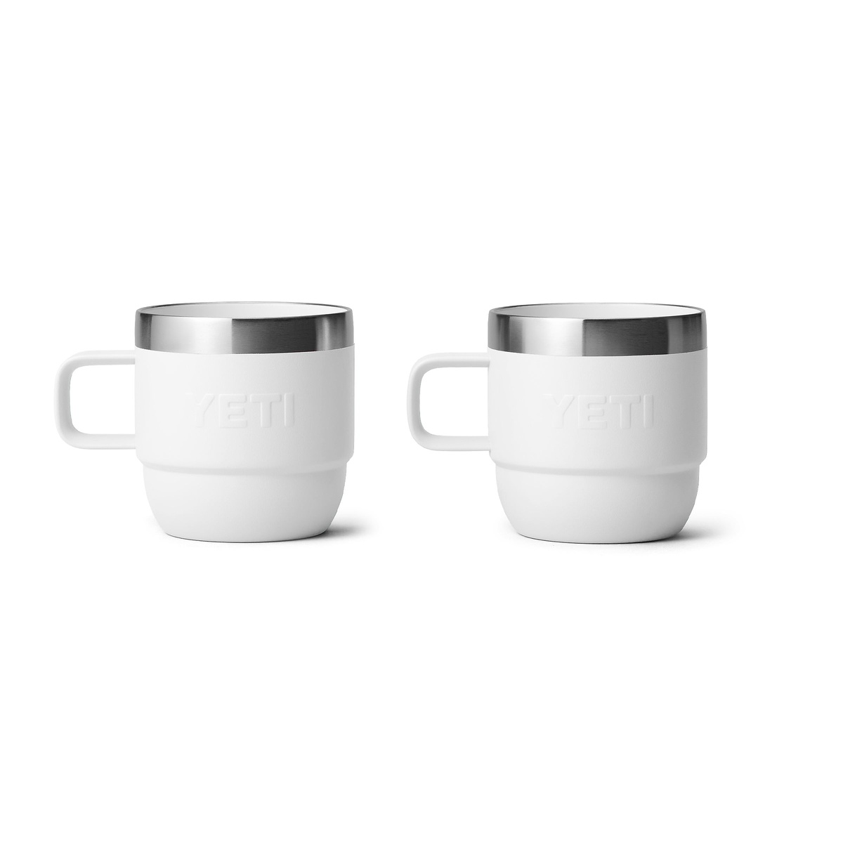 R. 6 oz STACKABLE MUGS 2PK