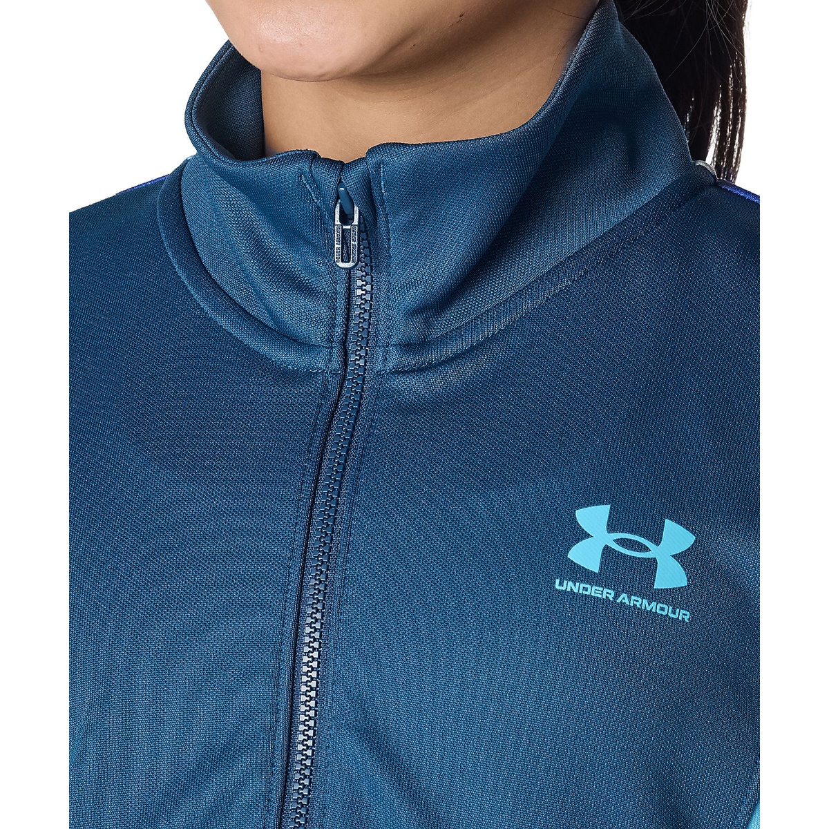 UA PRINT BLOCK TRACK JACKET