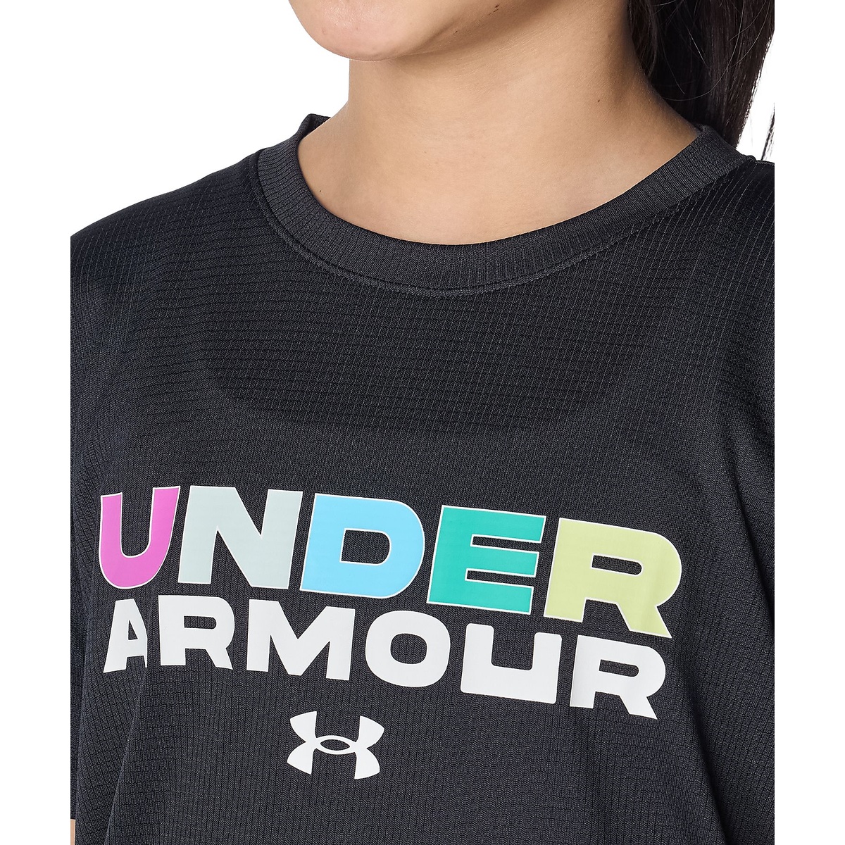 UA SPEED STRIDE BRANDED LOGO SHORT SLEEVE T-SHIRT