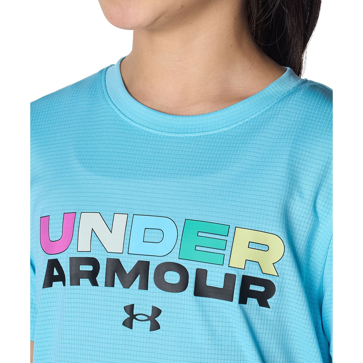 UA SPEED STRIDE BRANDED LOGO SHORT SLEEVE T-SHIRT