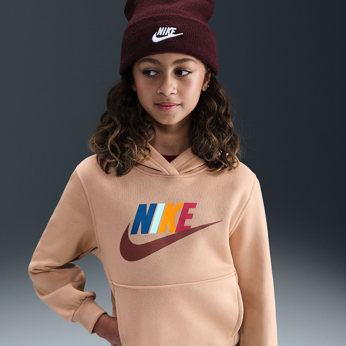 ナイキ YTH NSW クラブ フリース ハイブリッド L/S フーディ