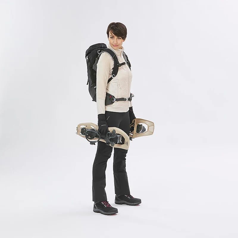 QUECHUAレディースフリースジャケットX-WARM SH900 BEG