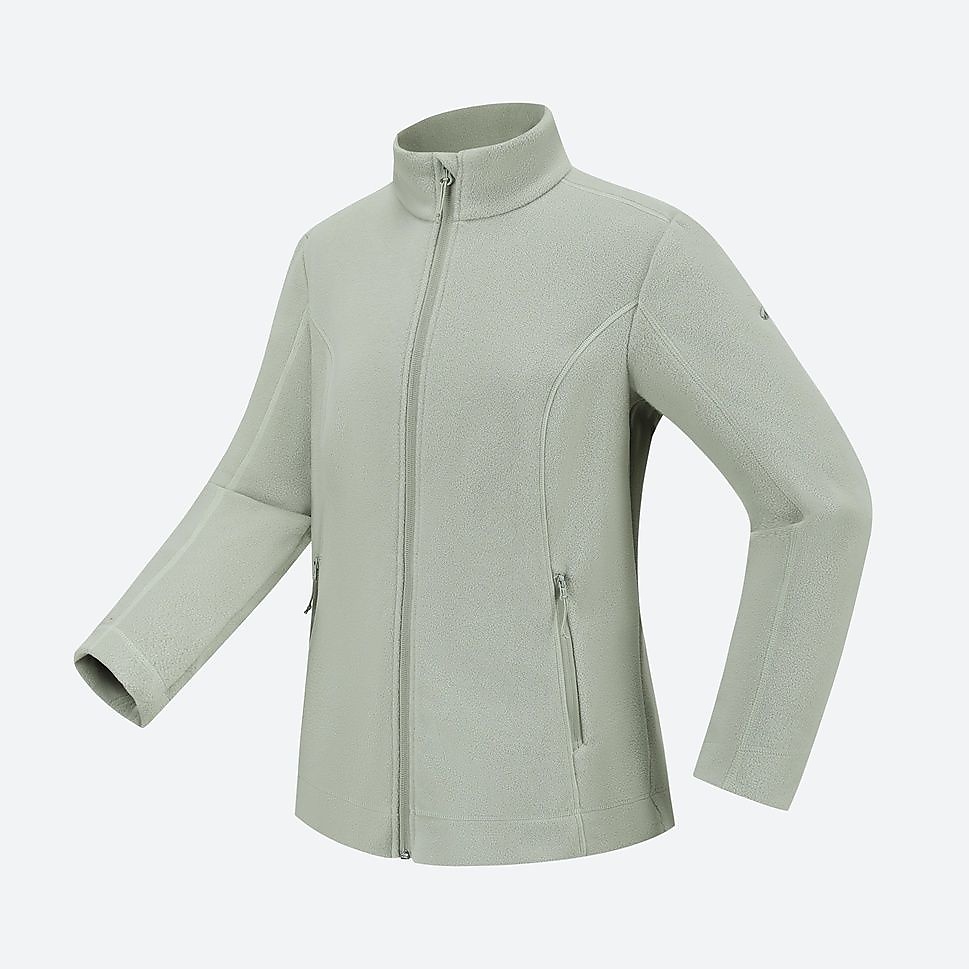 QUECHUAレディースフリースジャケットMH100 GRN