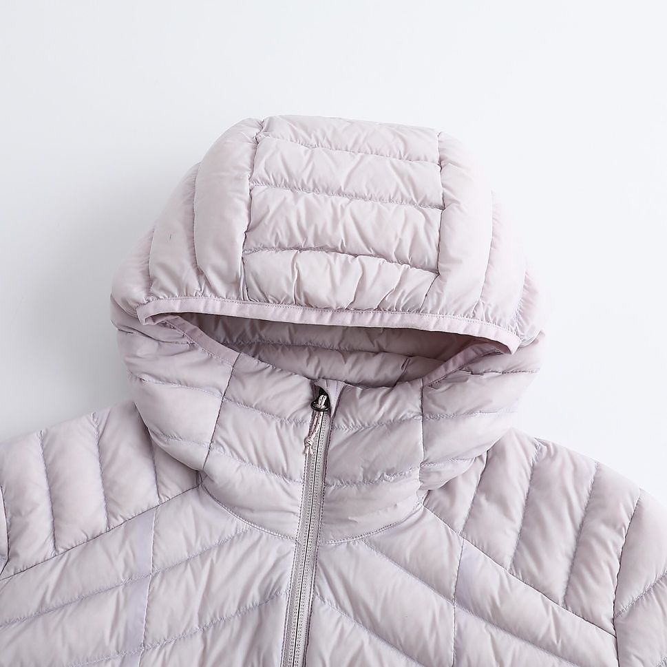 FORCLAZレディースダウンジャケット フード付きTREK100 PPL