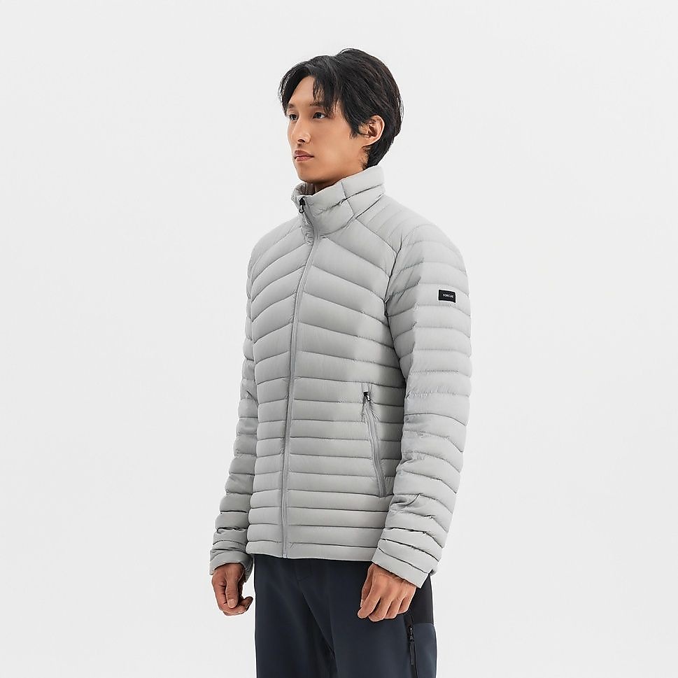 FORCLAZメンズダウンジャケットTREK100 GRY