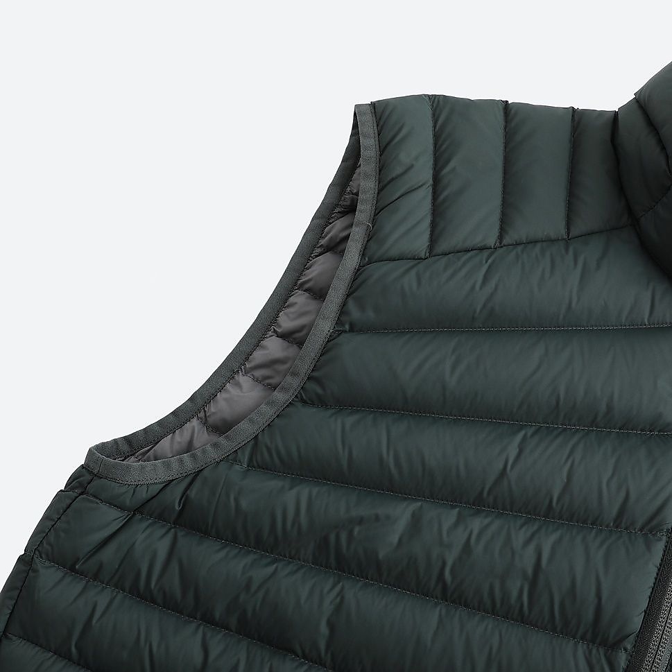 FORCLAZメンズダウンベストMT100 GRN