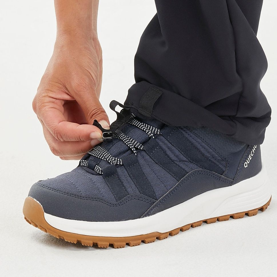 QUECHUAレディースロングパンツウォームSH500 BLK