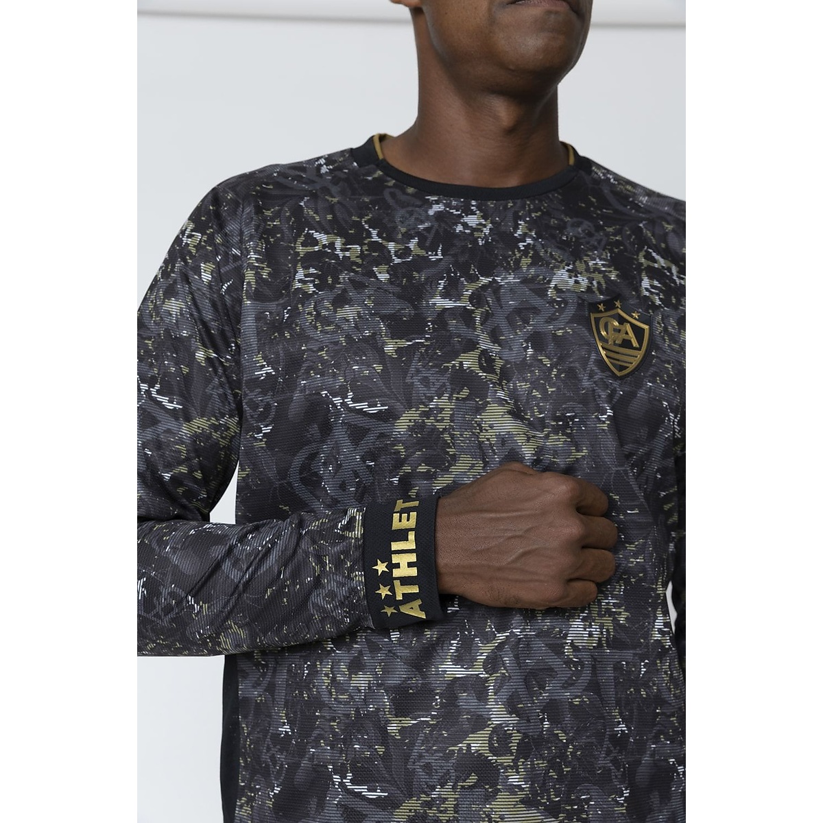 グラフィック長袖プラクティスシャツ