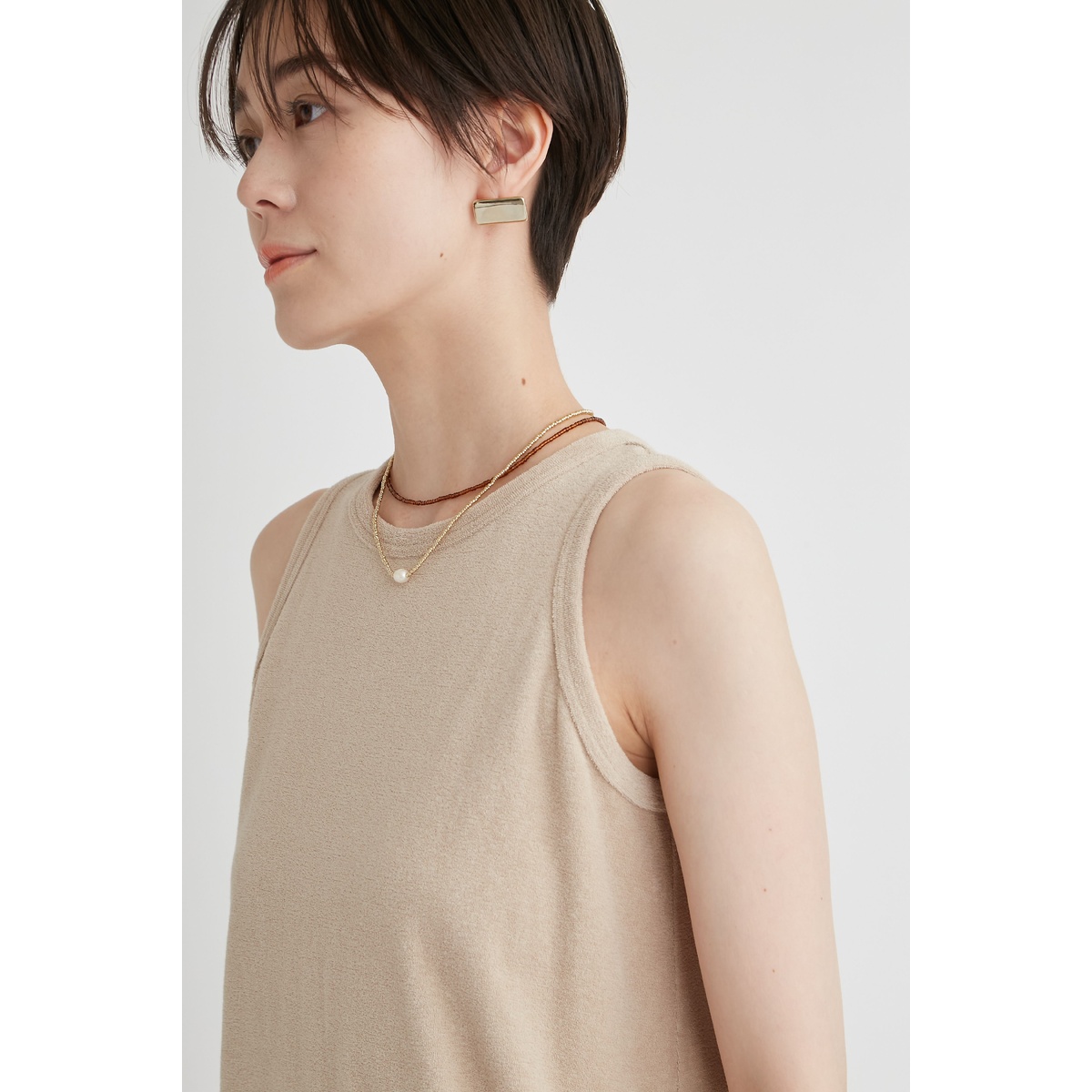 PlaXパイルコクーンワンピース