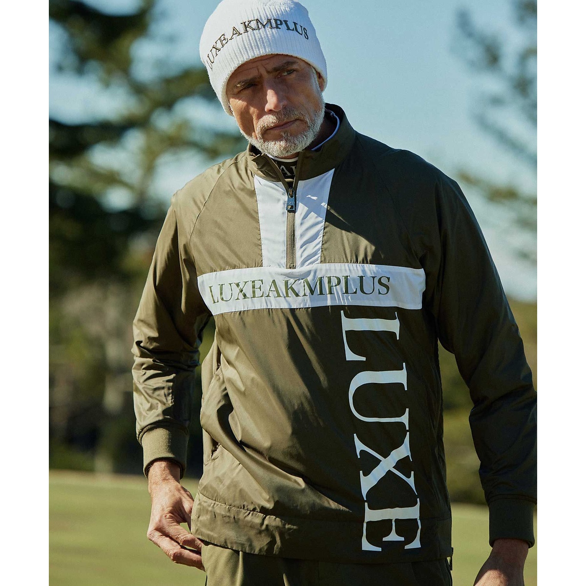 HALF ZIP TRACK JACKET