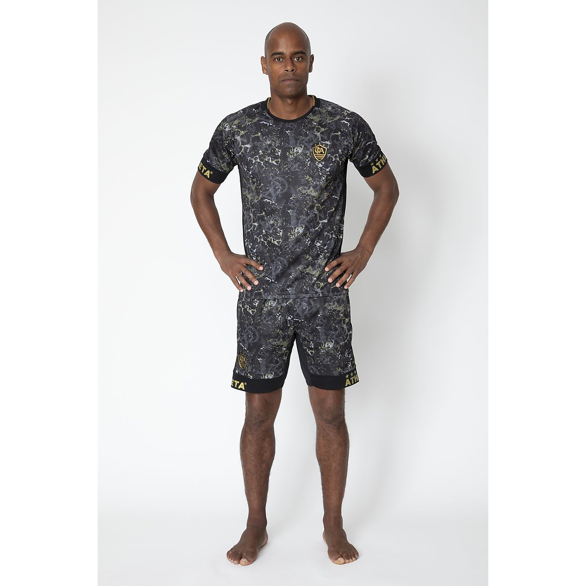 FCA グラフィックプラクティスパンツBLK　MIX