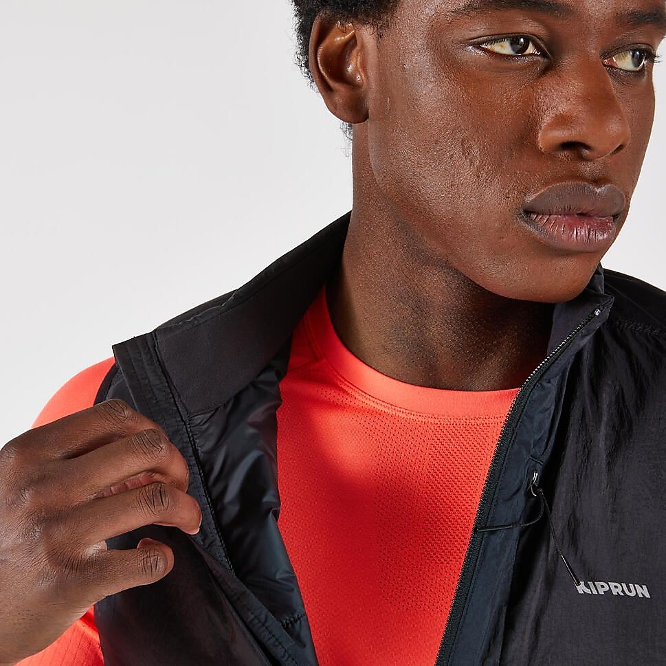 KIPRUNメンズ ランニングベスト500 WARM BLK