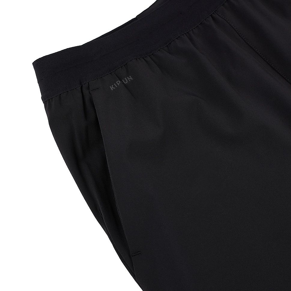 KIPRUNメンズロングパンツRUN500 WARM BLK