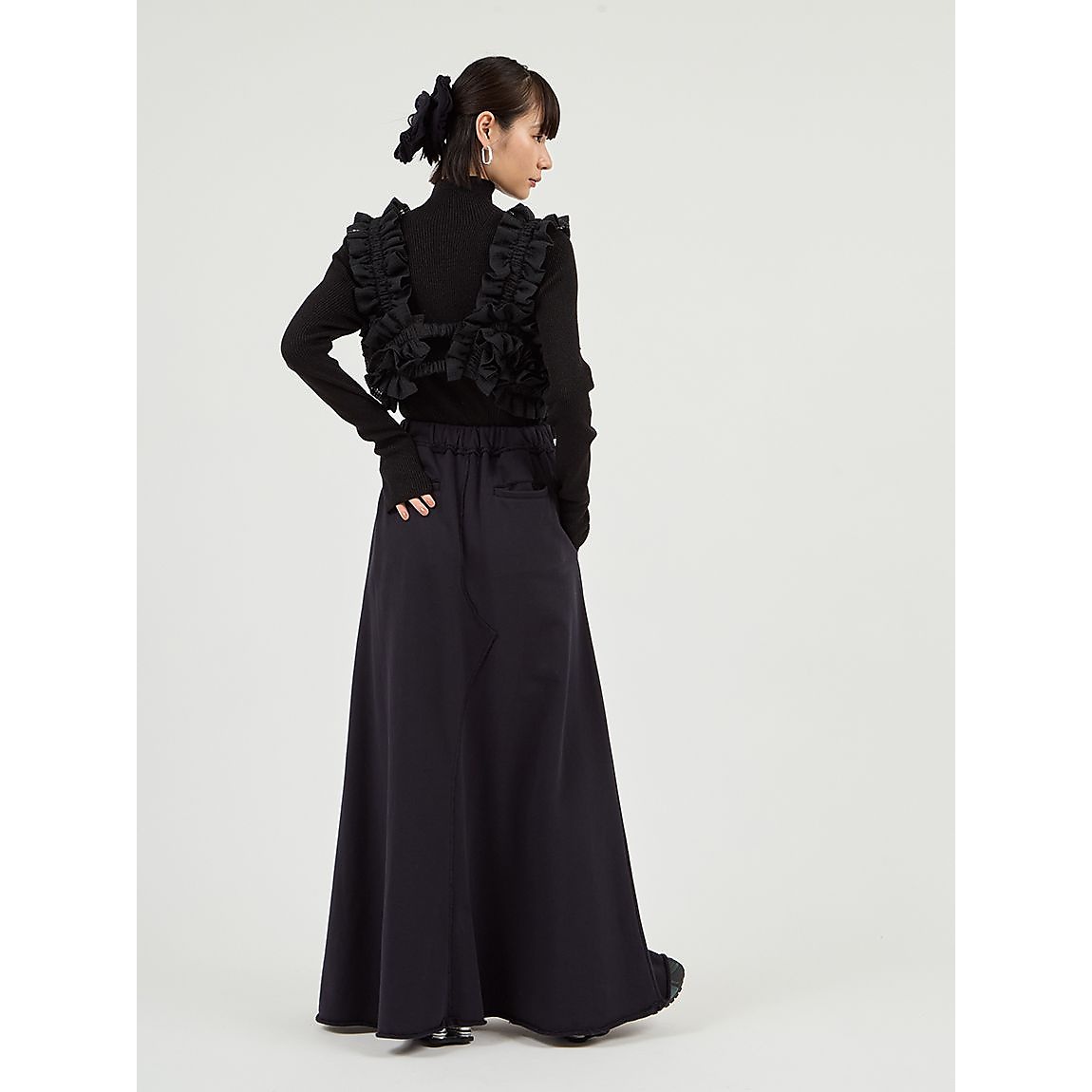 スウェットマキシスカート