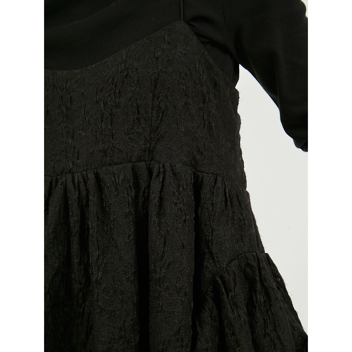 カットセットフラワージャガードワンピース