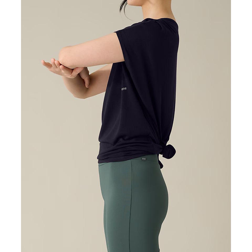 Real Stone フレンチスリーブトップ NV