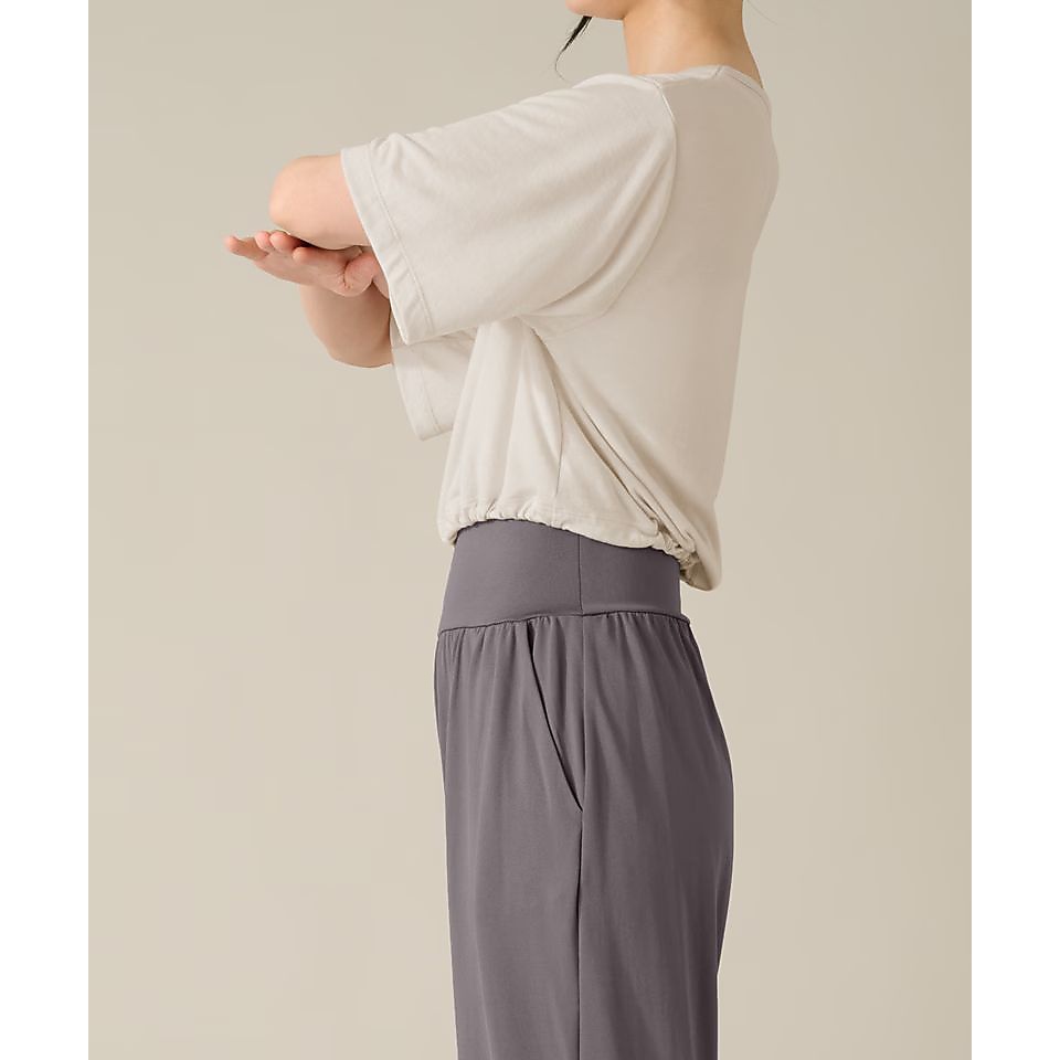 Real Stone ハーフスリーブトップ  SAND