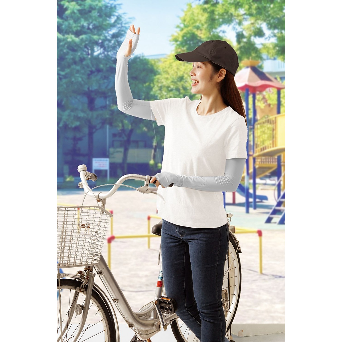 夏に差が出る　UVアームカバー