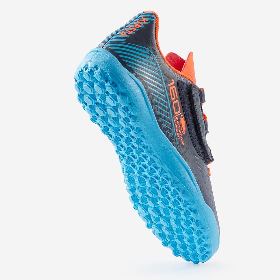 Decathlon キッズ サッカースパイク 面ファスナー 160 Easy Turf NVY