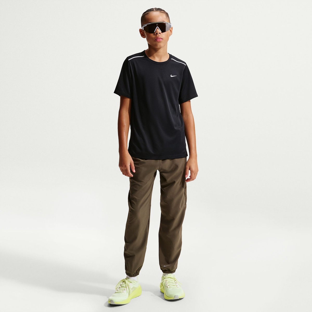 ナイキ YTH DF MILER S/S トップ