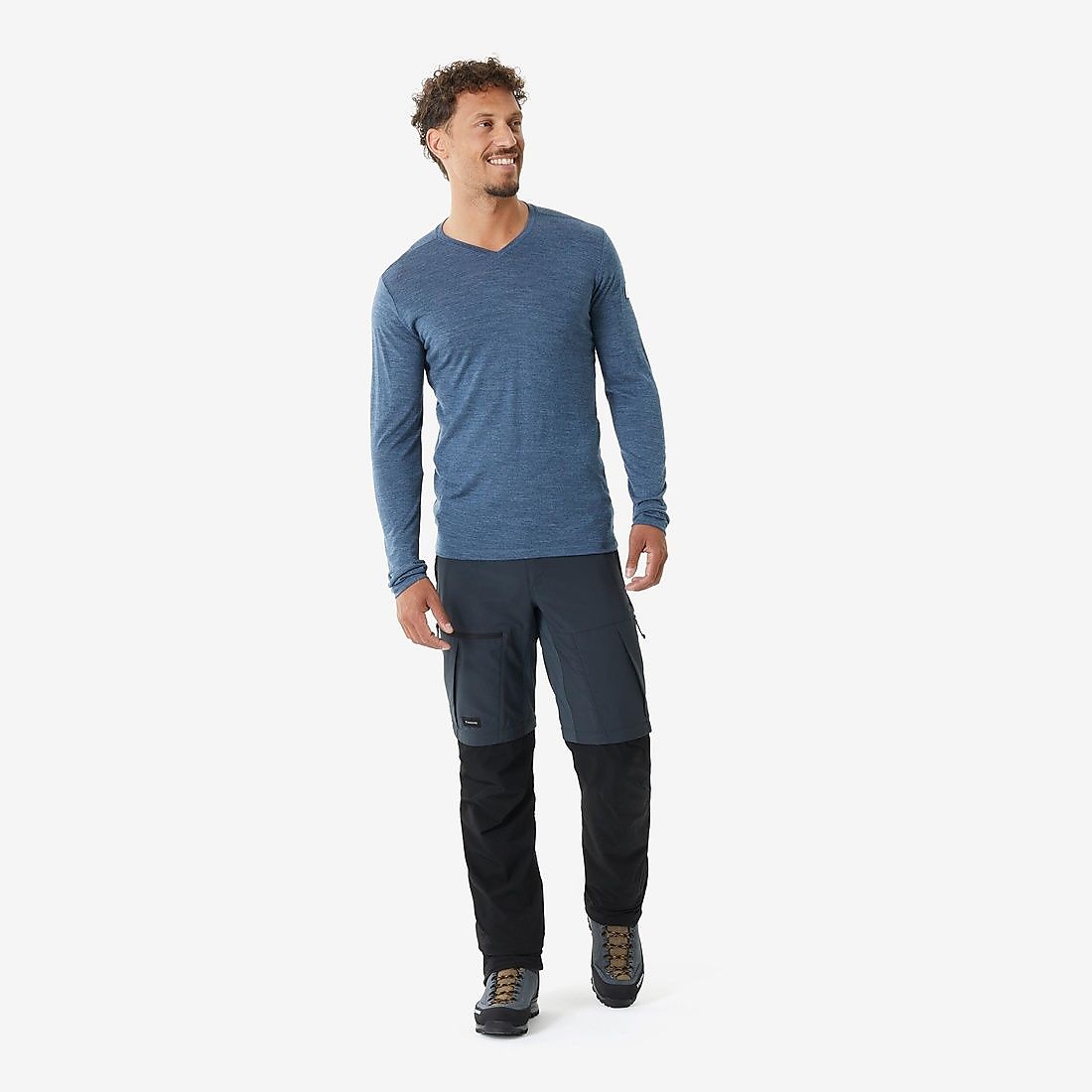 SIMOND メンズ 長袖Tシャツ MERINO FRESH BLU