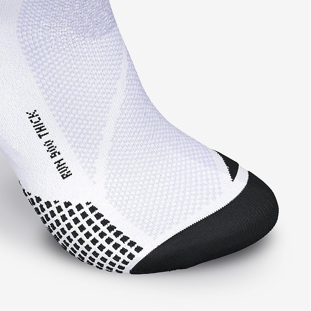 KIPRUN ロークルー丈ソックス 厚手 Run900 WHT