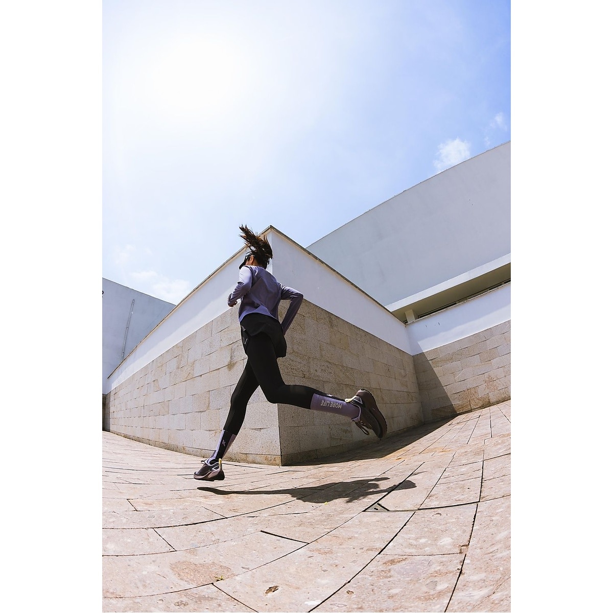 KIPRUN クルー丈ソックス 厚手 Run900 PPL