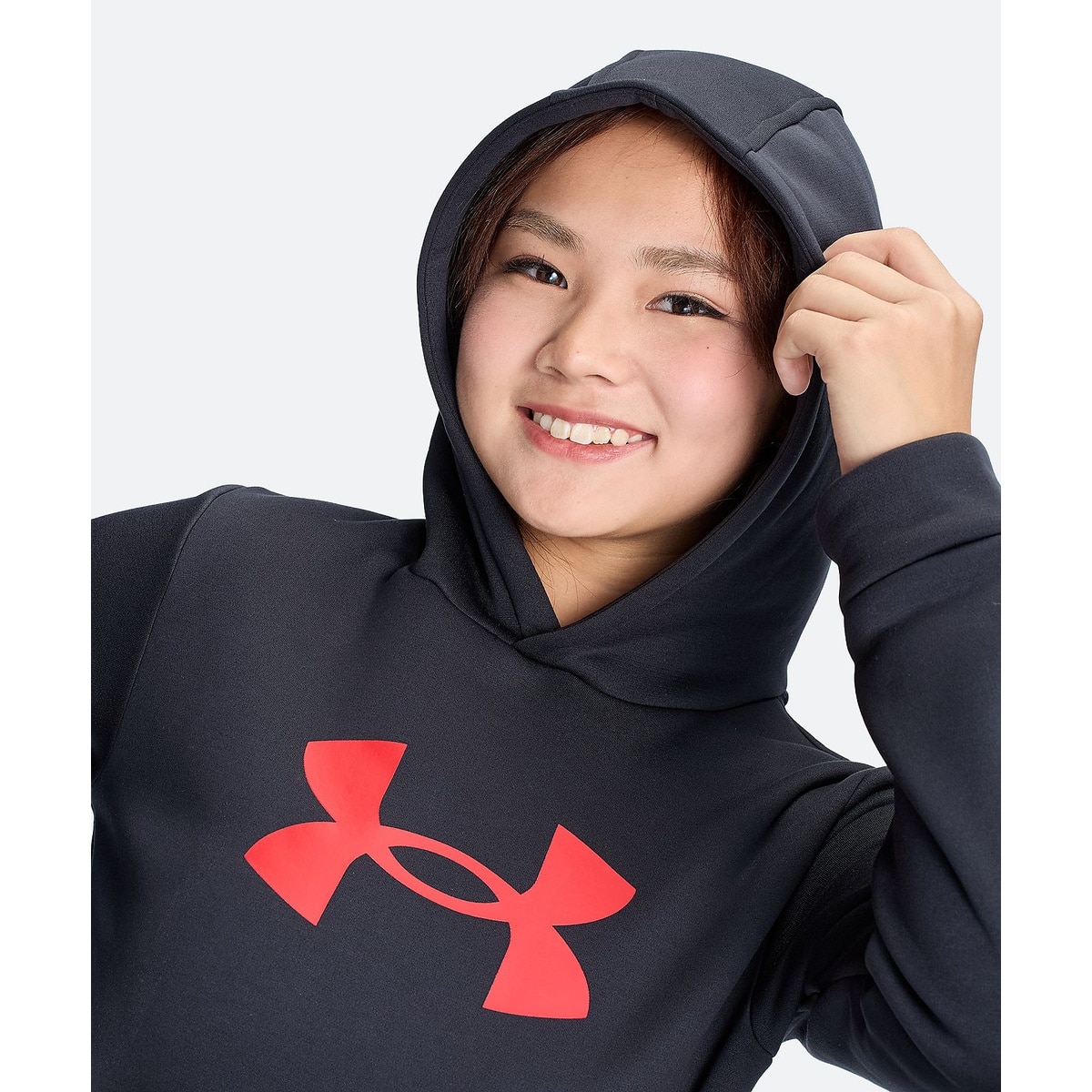 UA ARMOUR FLEECE BIG LOGO HOODIE