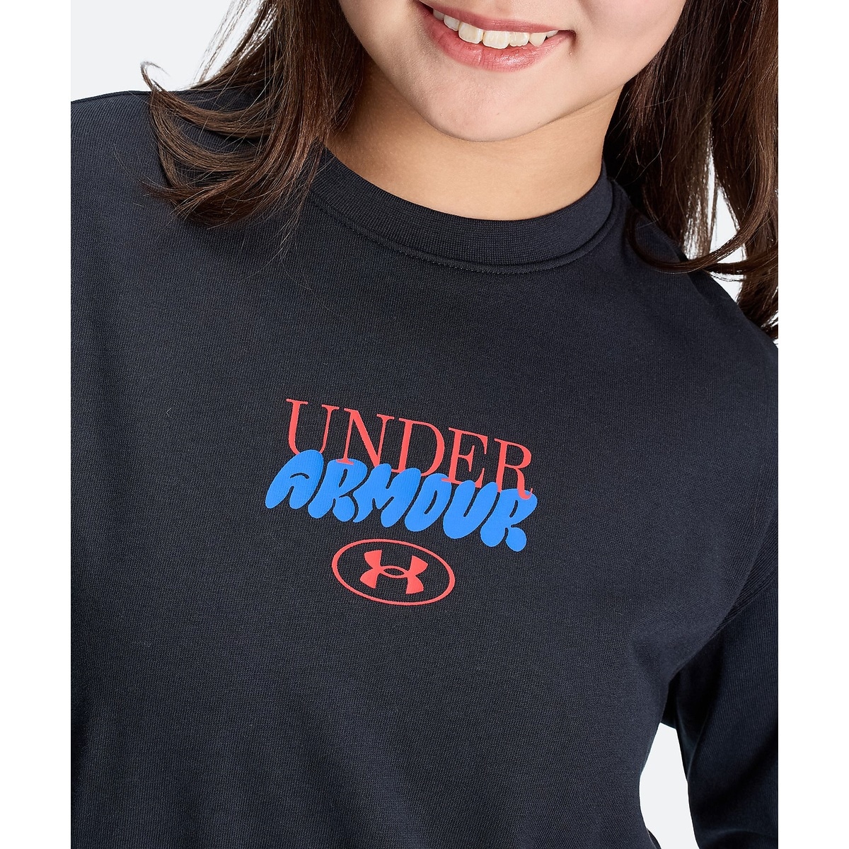 UA HEAVYWEIGHT COTTON GRAPHIC LONG SLEEVE T-SHIRT