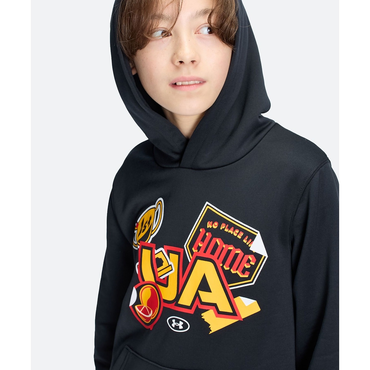 UA RIVAL LIGHTWEIGHT TERRY GRAPHIC HOODIE