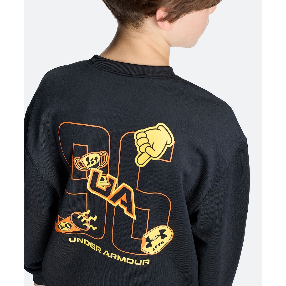UA RIVAL LIGHTWEIGHT TERRY OVERSIZED CREW