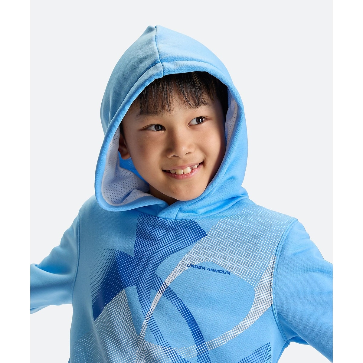 UA TECH TERRY SUPER BIG LOGO HOODIE