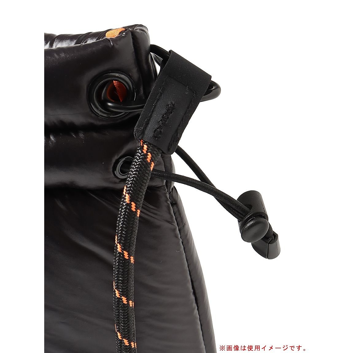 [KiU PUFFY PARACORD TOTE BAG]BK