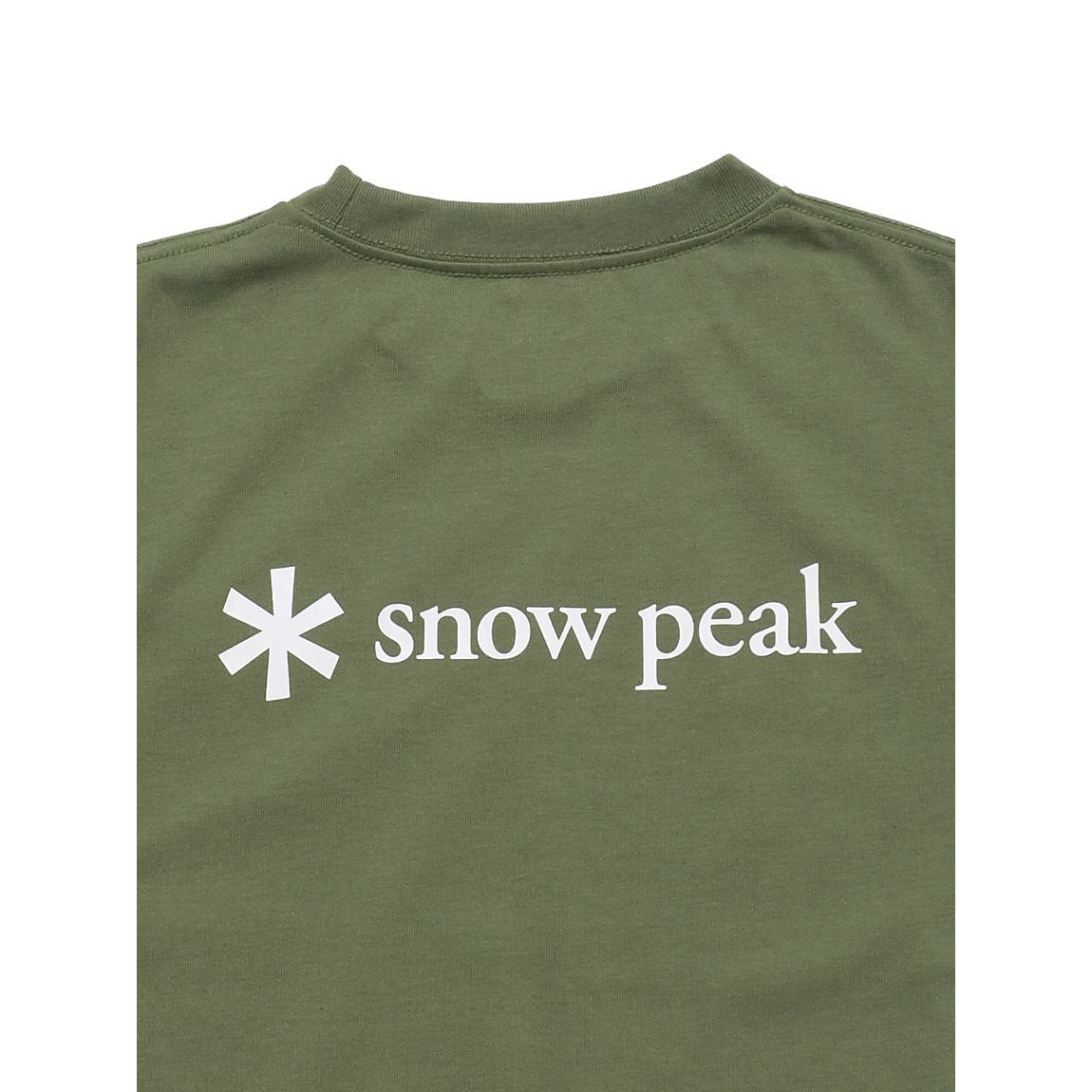 SP BACK PRINTED LOGO T SHIRT S OLIVE