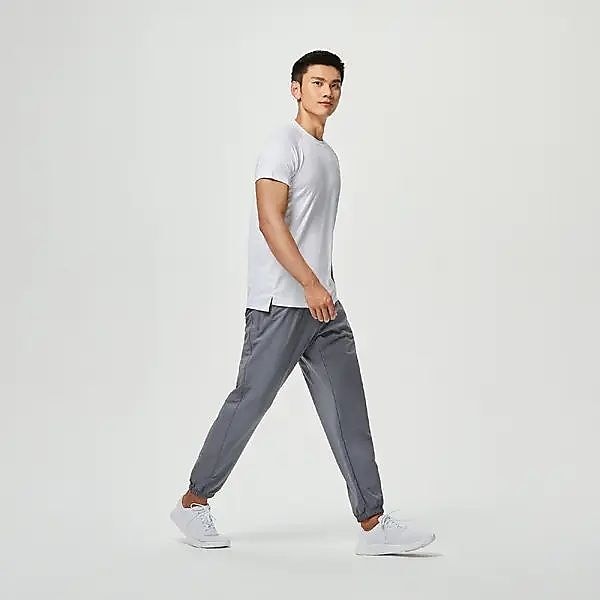 フィットネス メンズ ボトムス 透湿性 レギュラーフィット エッセンシャル GRY