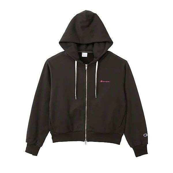 W ZIP HOODED SWEATSHIRT