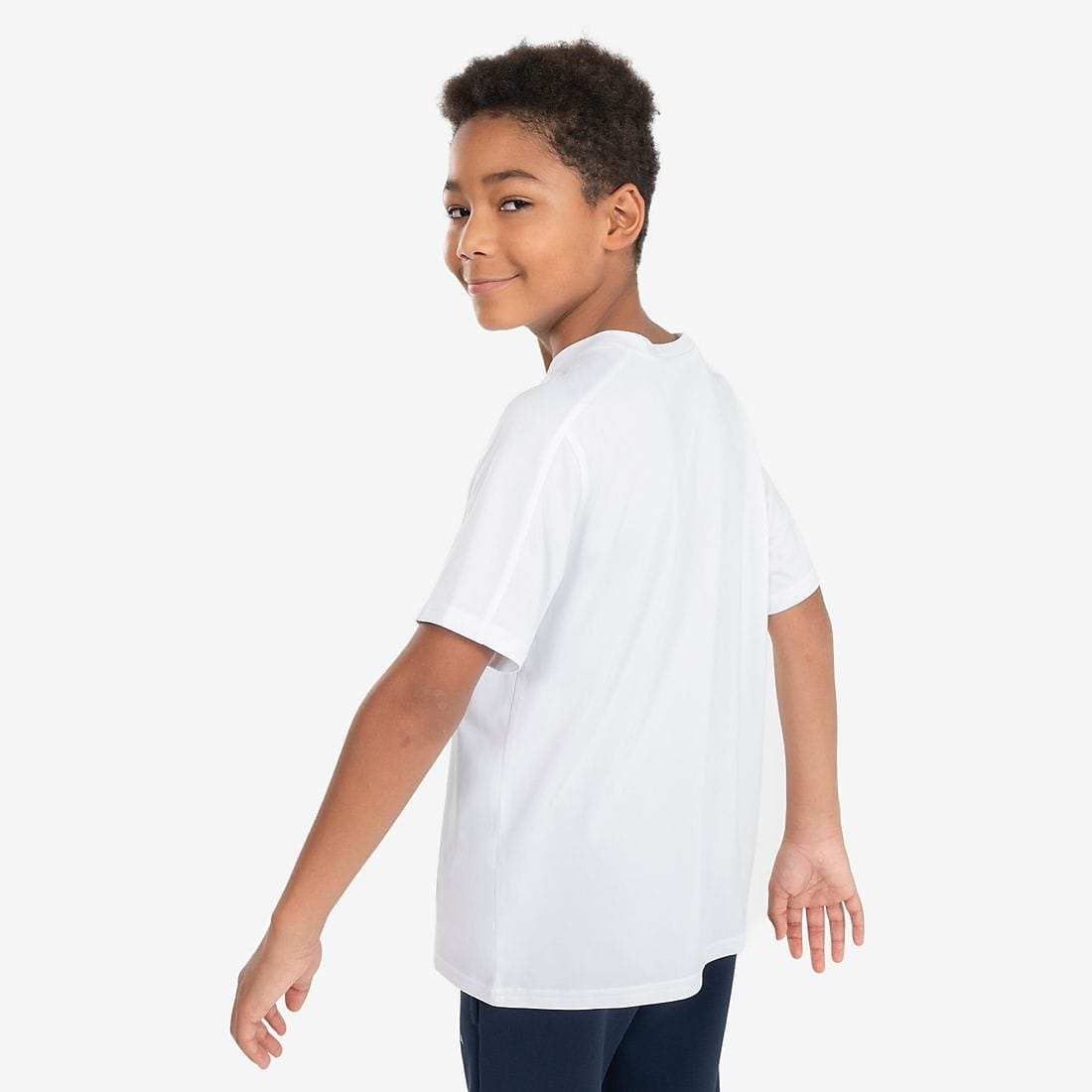 キッズ サッカー用半袖Tシャツ ESSENTIAL WHT