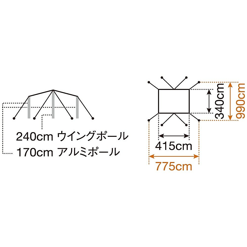 HDタープ レクタ(M) PRO セット