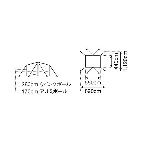 HDタープ レクタ(L)