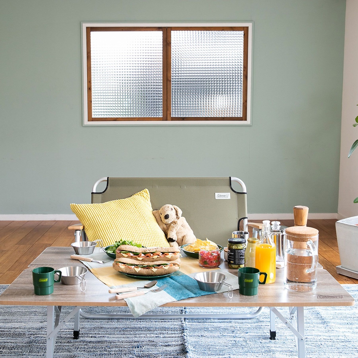 リラックスフォールディングベンチ(オリーブ)