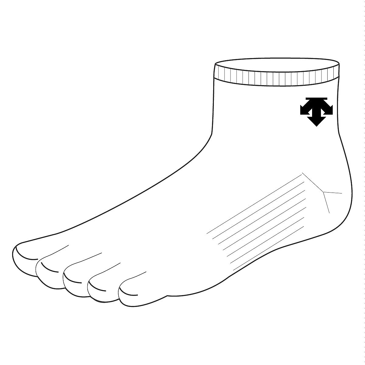 5本指スーパーショートソックス